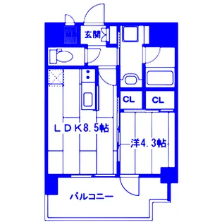 RALLY´S(ラリーズ)【4階】の間取り
