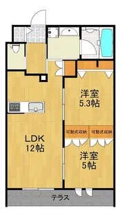 La Gracieuse(ラ グラシューズ)【1階】の間取り