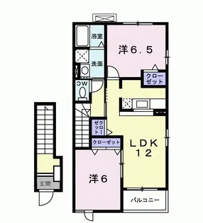エレガントヒルズ【1階】の間取り