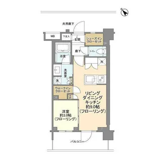 ルピアシェリール武蔵浦和【5階】の間取り