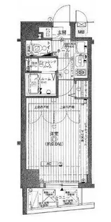 エステムプラザ世田谷・千歳烏山【7階】の間取り