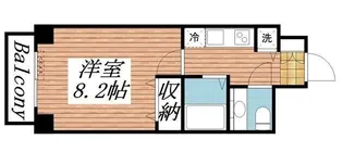 ロリエタワー川崎【3階】の間取り