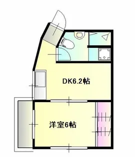 若嶋マンション【2階】の間取り