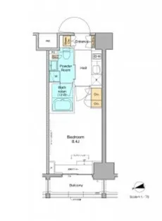 プラウドフラット西早稲田【11階】の間取り