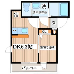 【新築】Casa Frase(カーサ フラーゼ)【3階】の間取り
