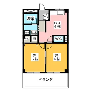 エミネンスパレスNISHIDA【1階】の間取り