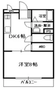 ウイングコーポ川口【2階】の間取り
