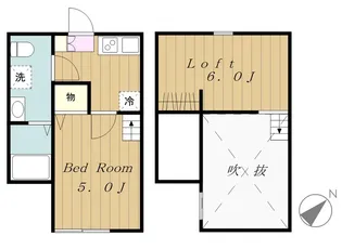Cozy House相模原 コージーハウスサガミハラ【2階】の間取り