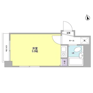 碧銀座新富【2階】の間取り