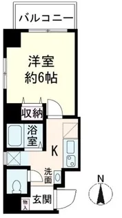 アリビオ両国【4階】の間取り