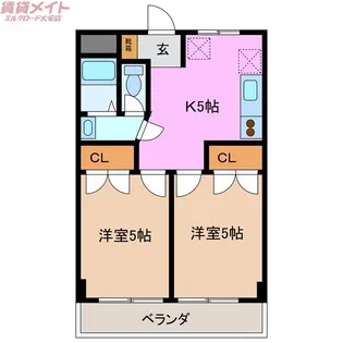 NEXTAGE B棟【3階】の間取り