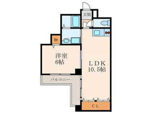 フロ-リッシュ・崇徳院【4階】の間取り