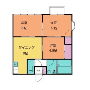 エルディム原【2階】の間取り