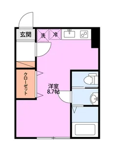 カナンパレス【1階】の間取り