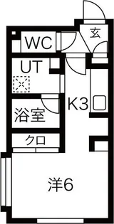 NsK BLD.2nd(エヌエスケイビルセカンド)【3階】の間取り