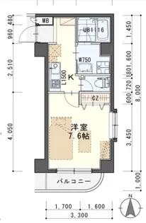 メゾン・ド・ポラリス【2階】の間取り