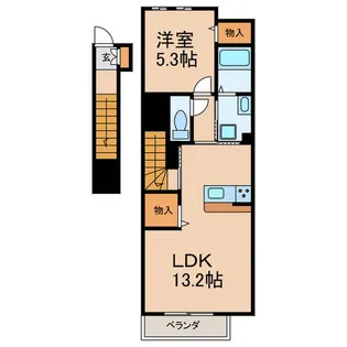 エスカーラ馬橋【2階】の間取り