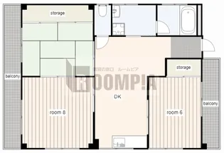 ロイヤルカナン【3階】の間取り