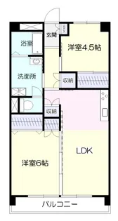南町丸田マンション【1階】の間取り