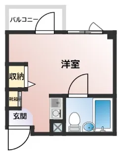 アンタント相原【1階】の間取り