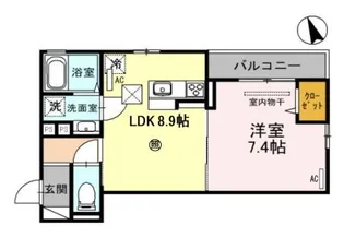 RハイツIII【1階】の間取り