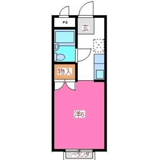 キャビン25【3階】の間取り