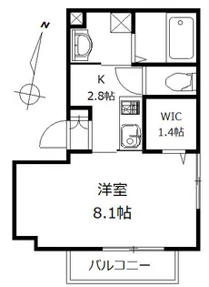ロジェ・ボヌール【1階】の間取り