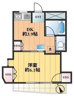 徳丸コーポ【3階】の間取り