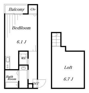 Castilloいのはな【1階】の間取り