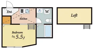 ビバーチェ【1階】の間取り