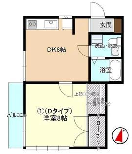 恋瀬荘【2階】の間取り