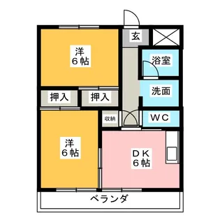 横電中町ビル【3階】の間取り