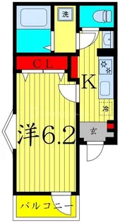 セナリオフォルム小岩I【3階】の間取り