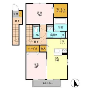 グランドステージ久保台A【2階】の間取り
