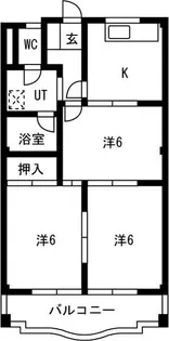 クオリティパレス【4階】の間取り