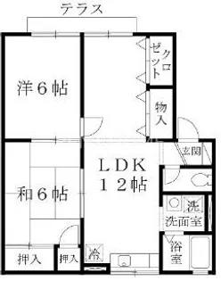 グリーンセゾン【1階】の間取り