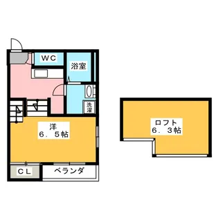 Classy garden 歌里【1階】の間取り