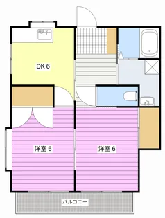 メゾンやまざき I【2階】の間取り