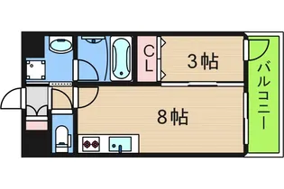 グランドステージ花園【9階】の間取り