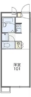 レオパレス高師【1階】の間取り
