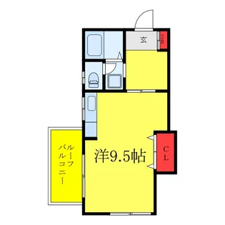 フランドールエタニティー【2階】の間取り