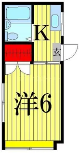 ライフステージ本田コーポ【1階】の間取り