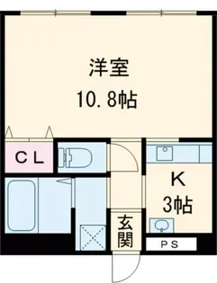Rコート長崎【1階】の間取り
