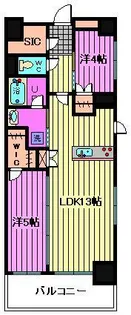 デュオステージ浦和岸町【4階】の間取り