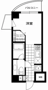 アーバンファースト神楽坂【7階】の間取り