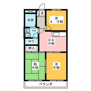 リバータウン美濃I【2階】の間取り