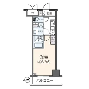 リージア経堂イーストプレイス【1階】の間取り