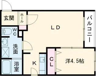 CASA FRUTTA CHITOSE【3階】の間取り