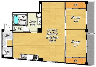 大森ビルI【2階】の間取り
