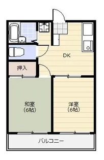 エクセル宮原【1階】の間取り